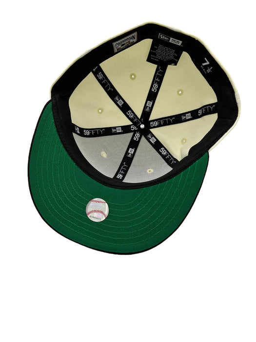 Men's Los Angeles Dodgers New Era Green White Logo 59FIFTY Fitted Hat