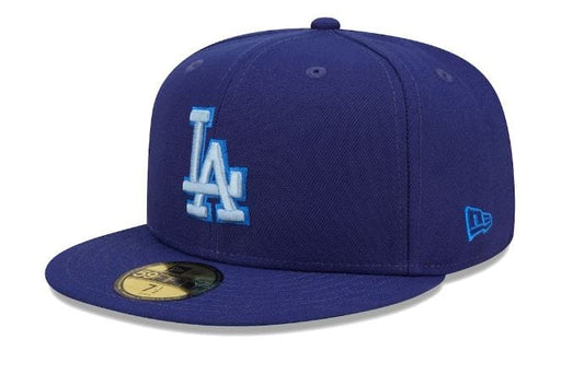 Men's Los Angeles Dodgers New Era Blue Monocamo 59FIFTY Fitted Hat, 7 5/8 / Blue