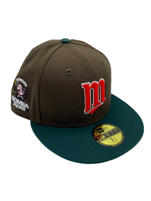 New Era Fitted Hat Minnesota Twins New Era Cherry Blossom Custom Side Patch 59FIFTY Fitted Hat