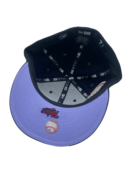 Minnesota Twins New Era Purple Custom Wrestle Pack Side Patch 59FIFTY Fitted Hat, 7 3/4 / Purple