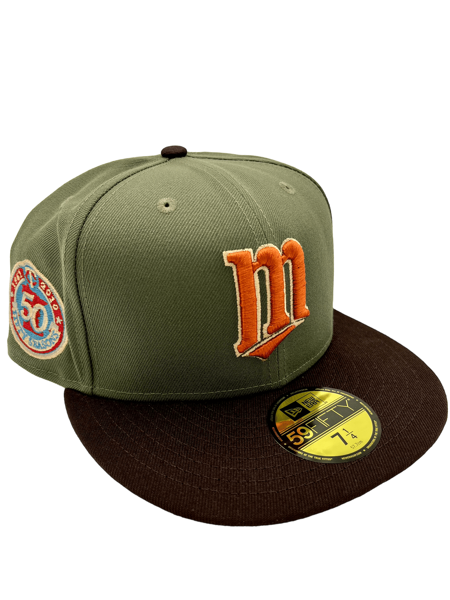 Minnesota Twins New Era Green Landmark Custom Side Patch 59FIFTY Fitte ...