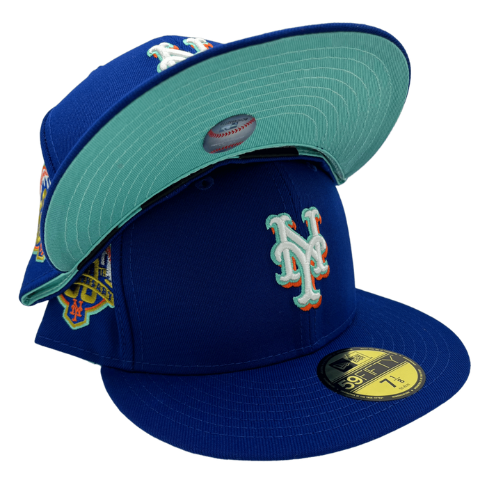 New York Mets New Era Blue Custom Mint Side Patch 59FIFTY Fitted Hat