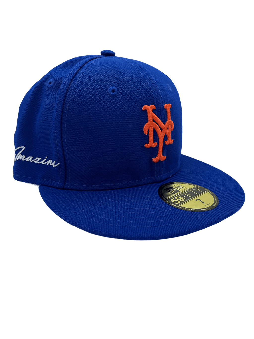 Exclusive deals custom New York Mets fitted size 7 5/8