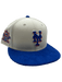 New Era Fitted Hat New York Mets New Era Custom Corduroy Brim Cream 59FIFTY Fitted Hat