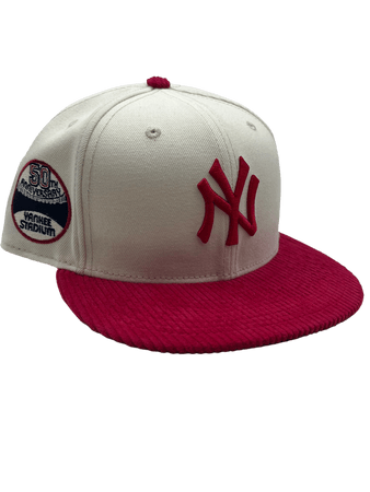 Custom Corduroy New York NY Yankees Adjustable Hat 