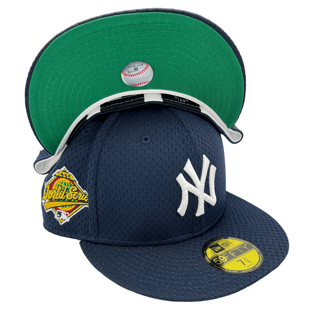 New Era New York Yankees Cooperstown 59FIFTY Fitted (Beige/Navy) - Size 7  1/8
