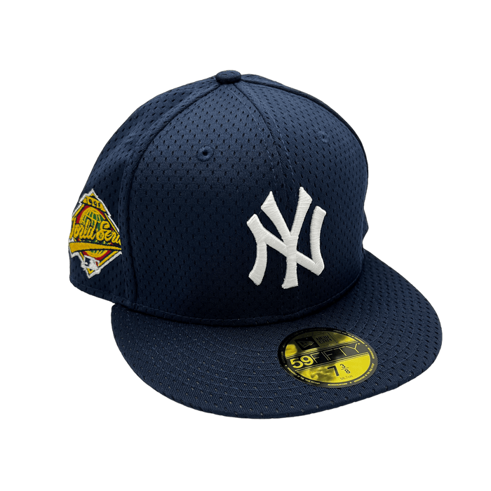 New York Yankees New Era Custom Navy Mesh Ninties Side Patch 59FIFTY Fitted Hat, 8 / Navy