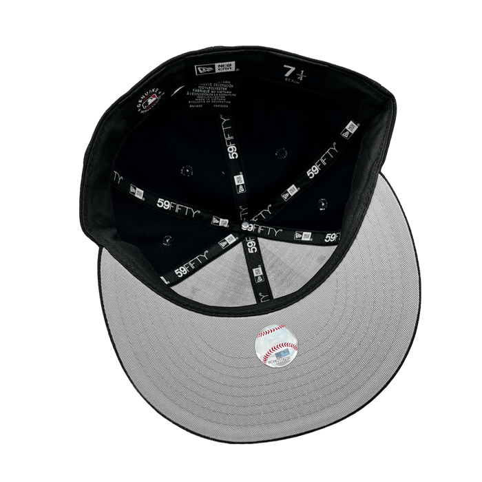 New York Yankees New Era Custom Navy Pinwheel Side Patch 59FIFTY Fitted Hat