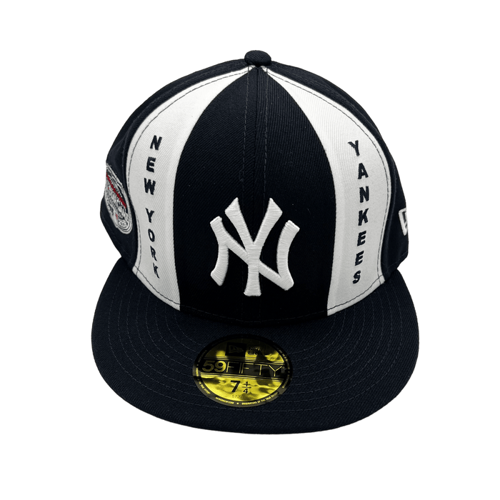 New York Yankees PINWHEEL White-Red Fitted Hat by New Era