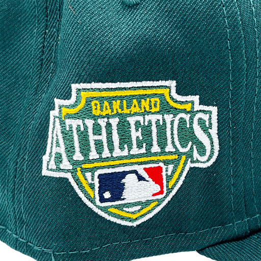 New Era Fitted Hat Oakland Athletics New Era Custom Green Fairway 59FIFTY Fitted Hat