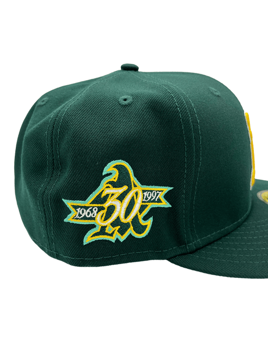Oakland Athletics New Era Logo - 59FIFTY Fitted Hat - Island Green