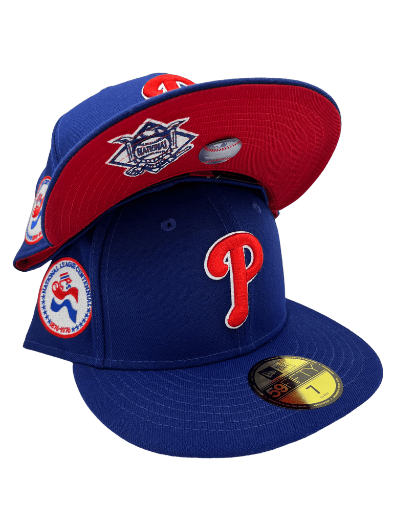 St. Louis Cardinals New Era Cooperstown Collection Centennial Collection  59FIFTY Fitted Hat - Light Blue