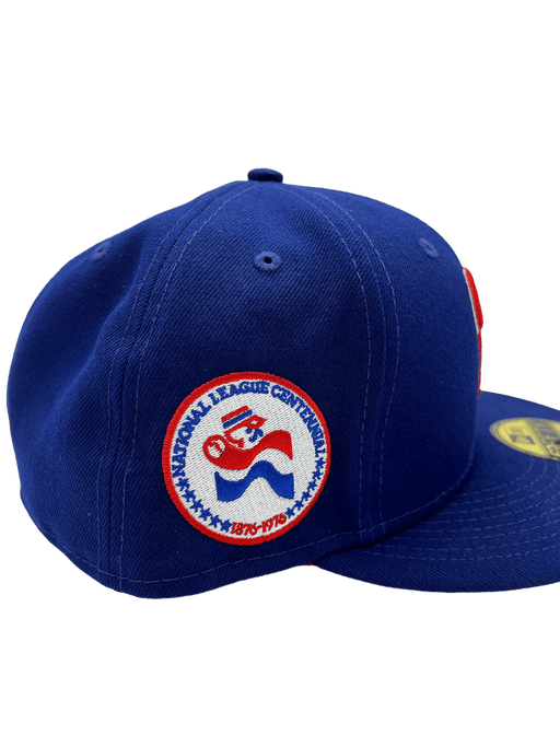 New Era Fitted Hat Philadelphia Phillies New Era Custom 59Fifty Royal Visor Patch Fitted Hat