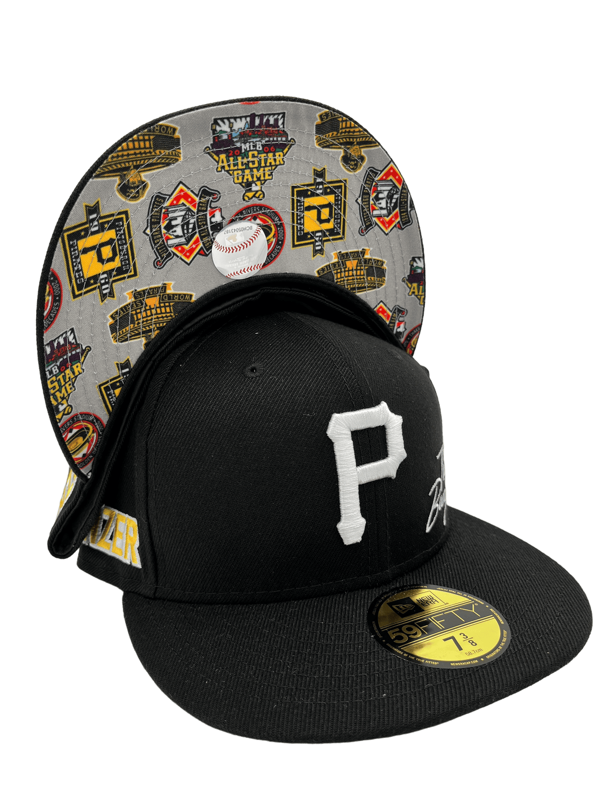 New Era 59FIFTY Pittsburgh Pirates Logo History 1960 Fitted Hat Black