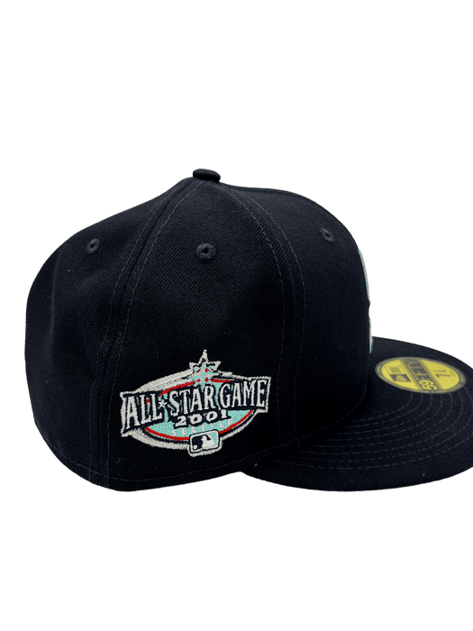New Era Seattle Mariners Authentic Collection Alternate 59FIFTY Fitted Hat, Navy, Size: 7 3/4, Polyester