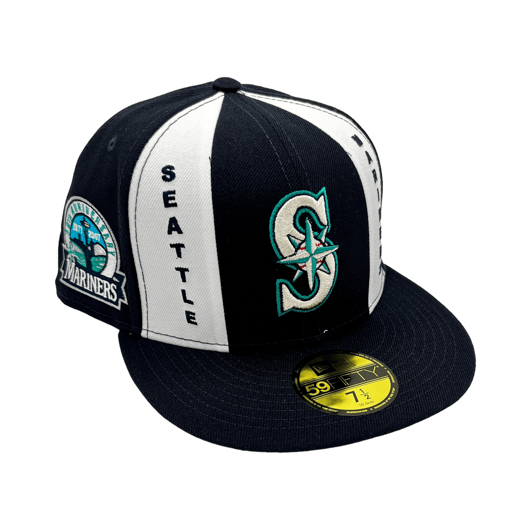 Seattle Mariners Visor Hit 59FIFTY Fitted Navy Hat