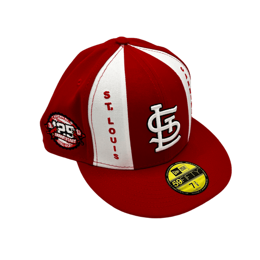 St. Louis Cardinals New Era Custom 59FIFTY Black UV Logos Patch Fitted Hat, 7 5/8 / Black