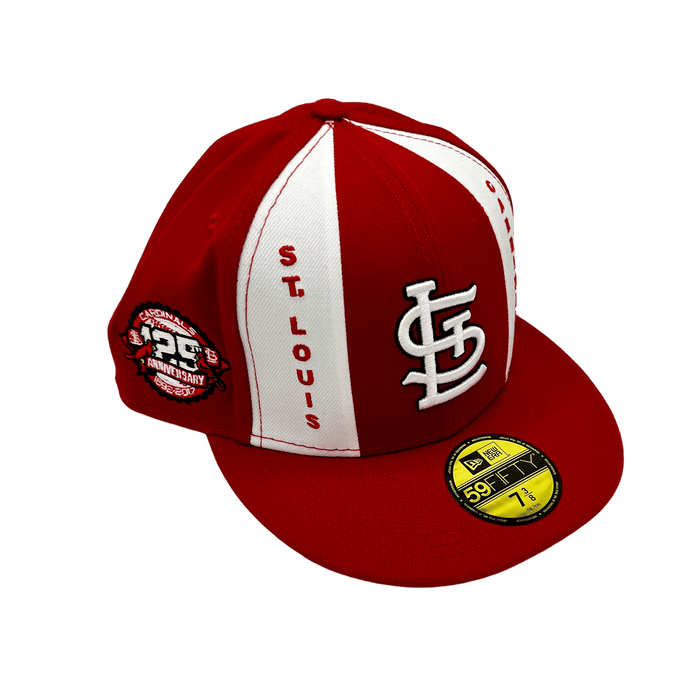 New Era Men's Black St. Louis Cardinals Team Logo 59FIFTY Fitted Hat