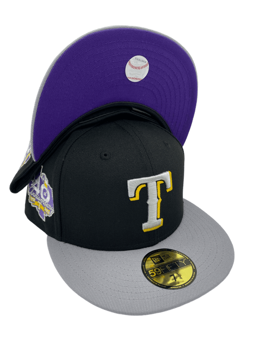 Texas Rangers 59FIFTY Fitted Cap - Black on Black – Custom Teez NZ