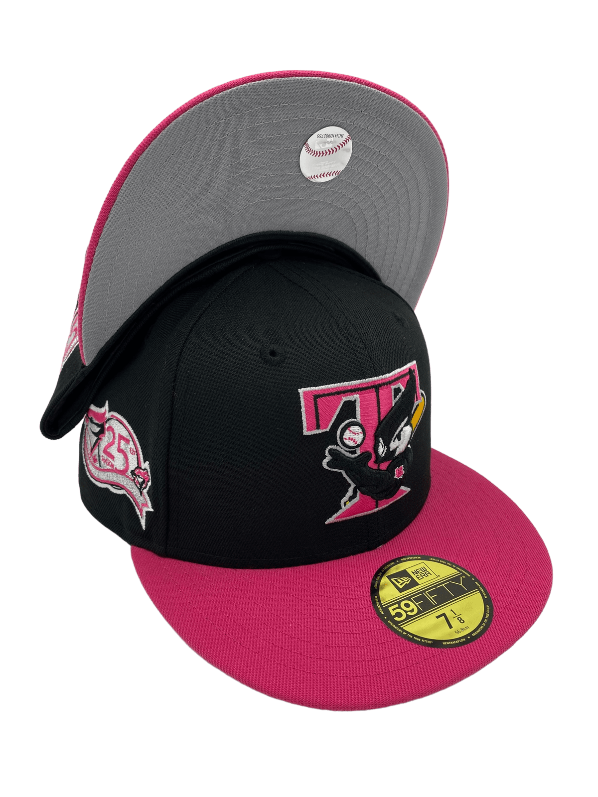 Men's New Era Pink New York Jets Color Pack 59FIFTY Fitted Hat