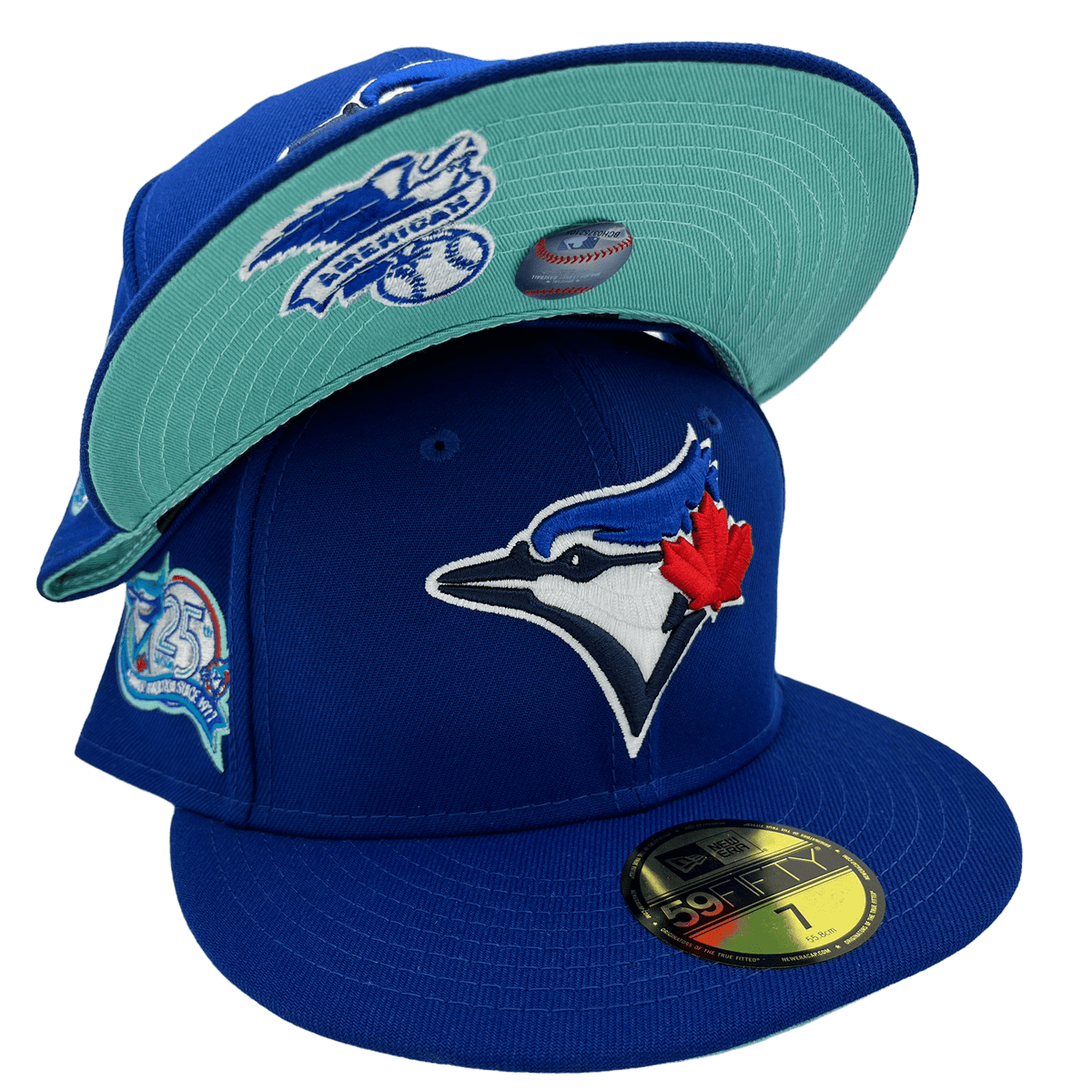 Philadelphia Phillies New Era Custom 59FIFTY Royal Visor Patch Fitted Hat, 7 7/8 / Royal