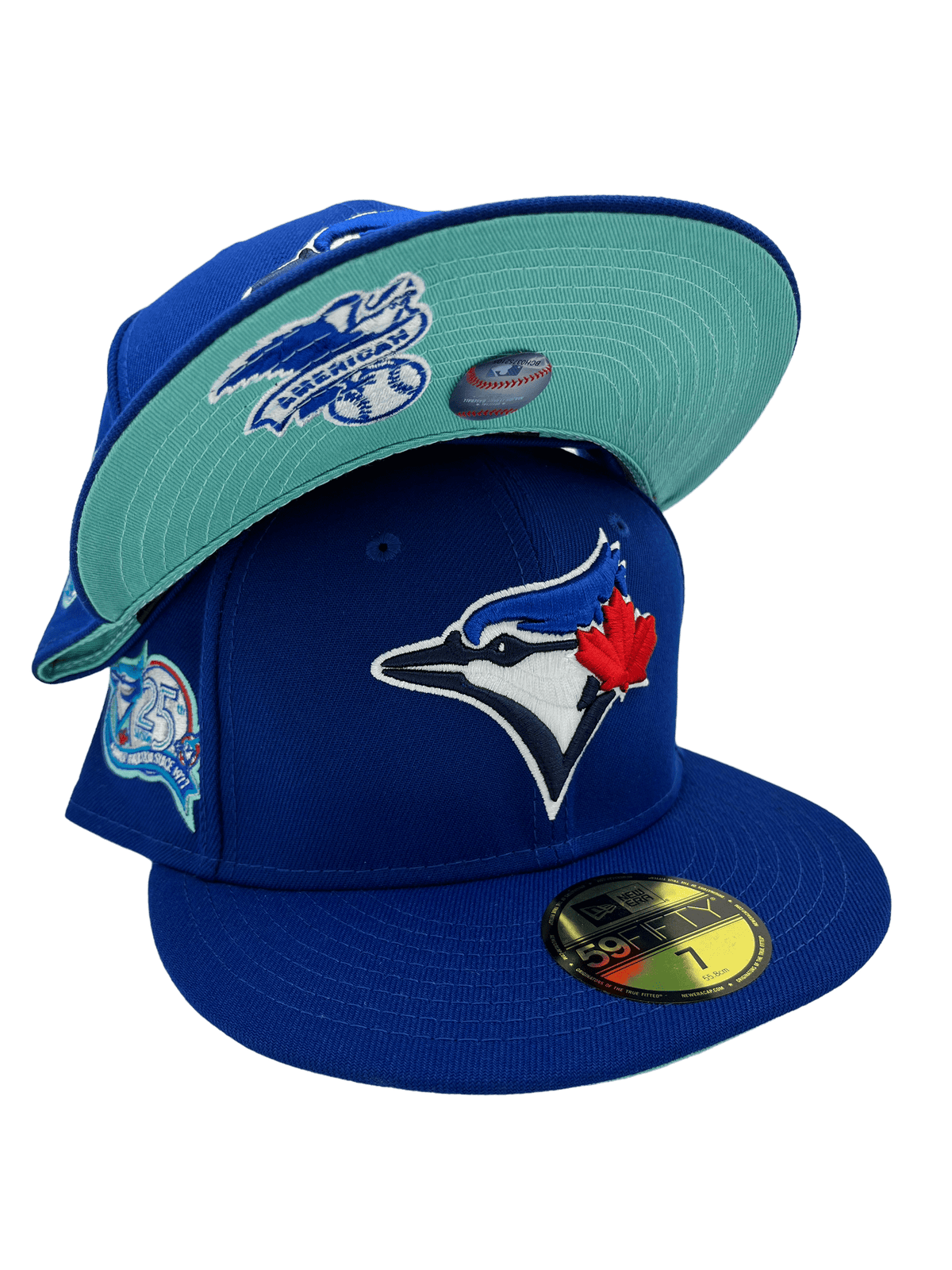 New Era 59FIFTY Kansas City Royals City Connect Patch Alternate Hat - Light Blue, Royal Light Blue/Royal / 7 3/8