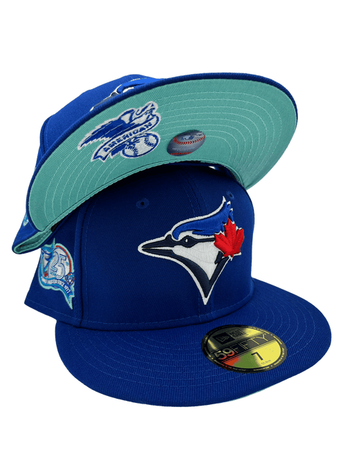 Toronto Blue Jays New Era Custom 59Fifty Royal Visor Patch Fitted Hat