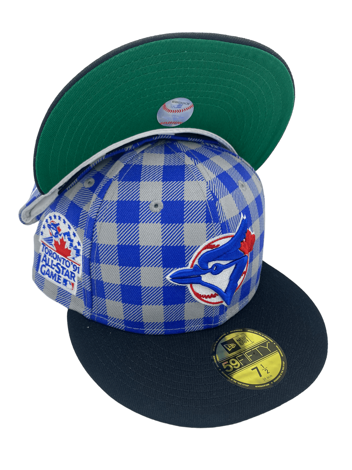 Toronto Blue Jays New Era Custom Cream Chocolate Velvet Side Patch 59FIFTY Fitted Hat, 7 5/8 / Cream