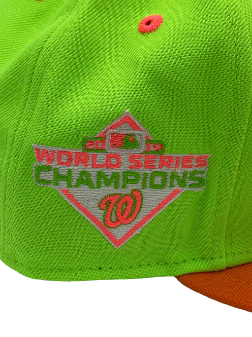 Men's New Era Red Washington Nationals 2019 World Series Champions  Sidepatch Low Profile 59FIFTY Fitted Hat