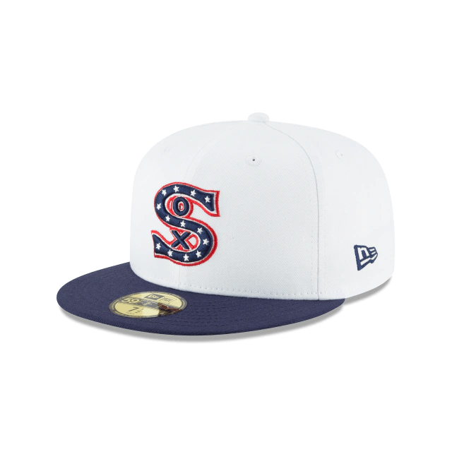 Chicago White Sox New Era Authentic Collection On-Field 59FIFTY Fitted Hat - White/Red, Size: 8