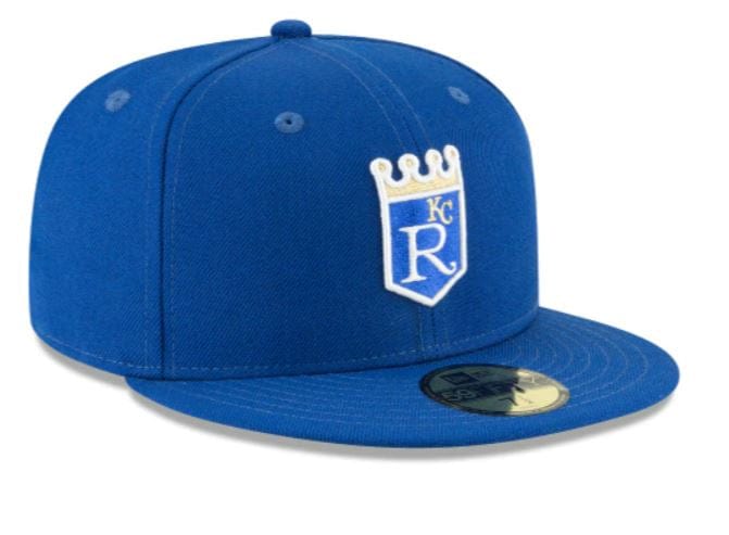 Kansas City Royals New Era Fitted Hat Unisex Blue/White New with