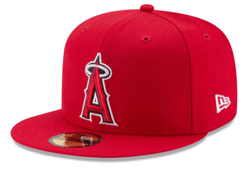 New Era Hats Los Angeles Angels New Era Red Alternate 59FIFTY Fitted Hat