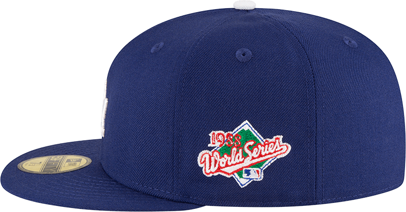 Los Angeles Dodgers 1988 World Serie New Era 59FIFTY Fitted Hat (Gray Under BRIM) - La Dodgers Side Patch Fitteds - Custom 59FIFTY Caps 7 3/8