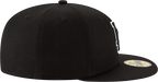 Los Angeles Dodgers New Era Outline Logo Black Collection 59FIFTY Fitted Hat