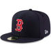 New Era Hats Men's Boston Red Sox New Era Navy Game Authentic Collection On-Field 59FIFTY Fitted Hat