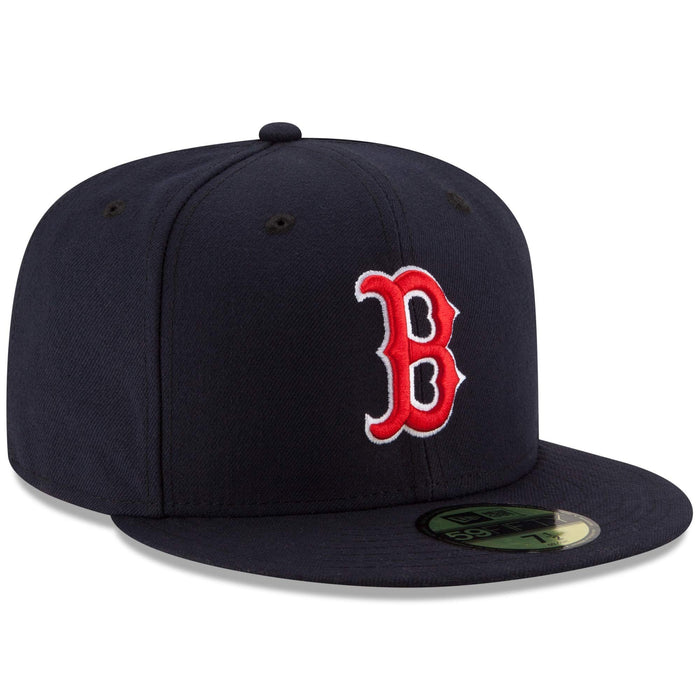 New Era Hats Men's Boston Red Sox New Era Navy Game Authentic Collection On-Field 59FIFTY Fitted Hat