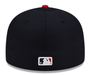 New Era Hats Men's Cleveland Guardians New Era Navy Home Authentic Collection On-Field 59FIFTY Fitted Hat