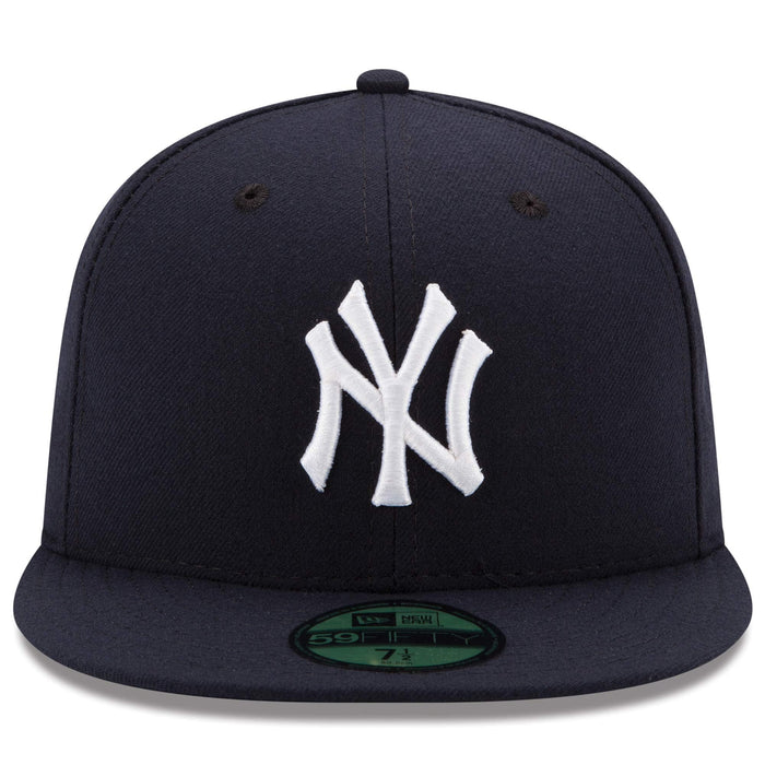 New Era Hats Men's New York Yankees New Era Navy Game Authentic Collection On-Field 59FIFTY Fitted Hat