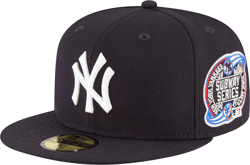 New Era Flat Brim 59FIFTY Farm Team New York Yankees Grey and Navy Blue Fitted Cap