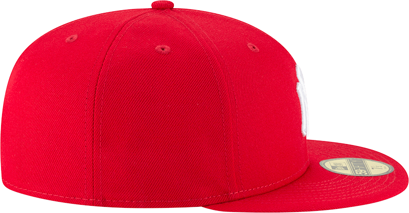 New Era Hats New York Yankees New Era Red and White Collection 59FIFTY Fitted Hat