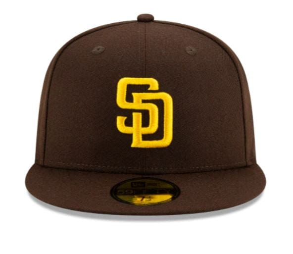 San Diego Padres New Era Brown Home Authentic Collection On-Field 59FIFTY Fitted Hat