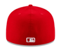 San Diego Padres New Era Red and White Collection 59FIFTY Fitted Hat