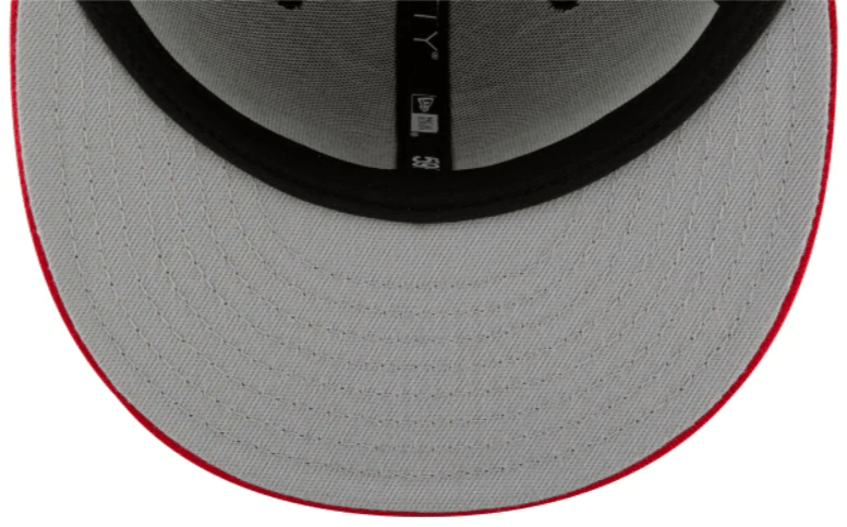 San Diego Padres New Era Red and White Collection 59FIFTY Fitted Hat