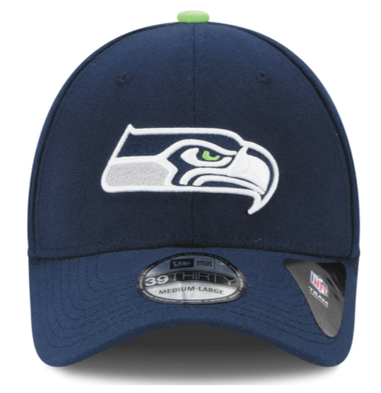 New Era Hats Seattle Seahawks New Era Navy Team Classic 39THIRTY Flex Hat