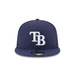 New Era Hats Tampa Bay Rays New Era Navy Game Authentic Collection On-Field 59FIFTY Fitted Hat