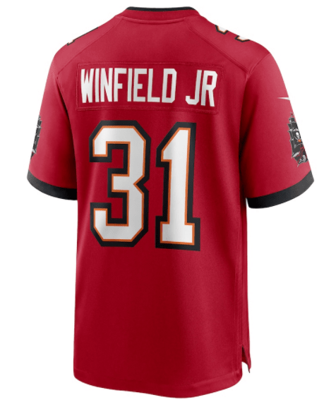 Antoine Winfield Jr Tampa Bay Buccaneers Nike Red Game Jersey - Men's