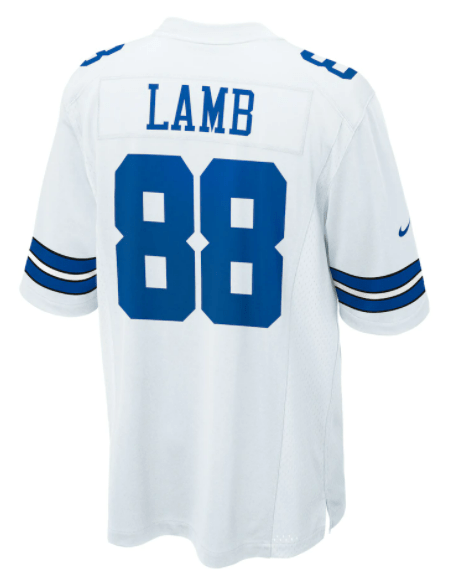CeeDee Lamb Dallas Cowboys Nike White Game Jersey