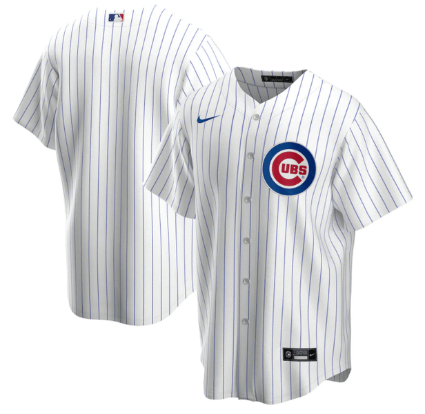 Chicago Cubs Nike Dri-Fit Gray Shirt White Nike Logo Size Medium MLB  Baseball