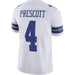 Nike Adult Jersey Dak Prescott Dallas Cowboys Nike Men's White Limited Jersey
