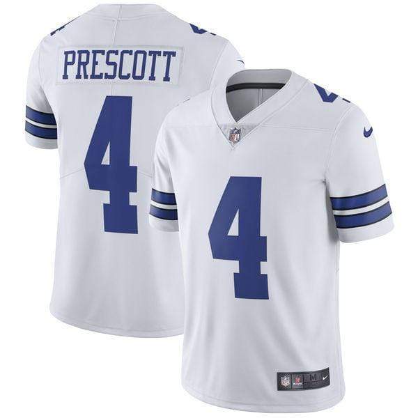 Dallas Cowboys Home Name & Number T-Shirt - Dak Prescott - Mens
